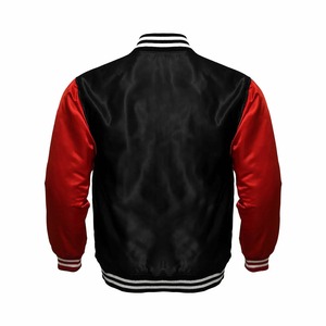 Customized Light Sports Women's Varsity Jacket <b>Canvas</b> <b>Plain</b> Dyed Cotton Filling Quick Dry Windproof Breathable Custom Colors - Product Image 2