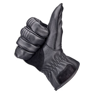 Guantes de Seguridad de Piel de Oveja Negros para Hombre, Transpirables, Ecológicos, Forrados con Felpa Corta, Hasta la Muñeca, para Uso Diario al Aire Libre - Product Image 5