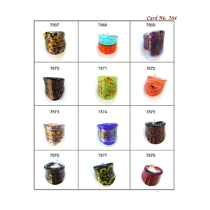 Cuentas de anillo de cristal de Murano de diseño superventas de lujo para hacer pulseras, cuentas inusuales de la mejor calidad para la fabricación de joyas - Product Image 4