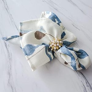 กระดาษเช็ดปากโลหะสุดหรูไม่ซ้ำใครรูปทรงวินเทจของตกแต่งโต๊ะปาร์ตี้งานแต่งงานกระดาษเช็ดปากแบบพิเศษคริสมาสต์อินเดีย - Product Image 2