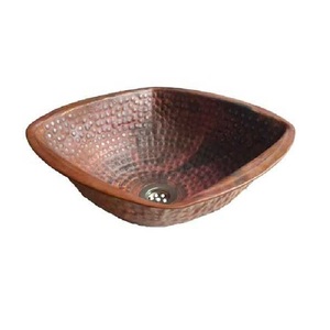 Fregadero de cobre de nueva venta, suministros de cocina, cuenco de lavabo de cobre Natural respetuoso con el medio ambiente, accesorios para tratamiento de la piel - Product Image 1