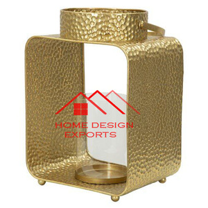 Bougeoir en métal de décoration d'intérieur de vente chaude au prix de gros Meilleur vendeur Bougie votive décorative en métal doré pour la maison - Product Image 5