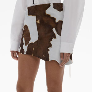 Jupe en cuir de vachette Design personnalisable High Street Jupe en cuir de vachette tendance de qualité supérieure - Product Image 6