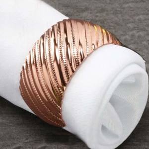 Gold Plated <b>Twig</b> & Branches Design Napkin Rings Wedding Table <b>Decor</b> Napkin Ring Designer Gold Plated Round Napkin Ring - Product Image 5