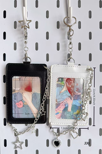 Porte-clés K-<span class=keywords><strong>pop</strong></span> tendance en cuir PU, accessoires de sac, mini album photo, breloques de sac à main, porte-cartes photo K-<span class=keywords><strong>pop</strong></span> - Product Image 6