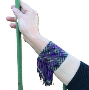 Bracelet manchette en perles de rocaille fait à la main écologique Pack vente en gros de perles de rocaille Bracelet manchette large approvisionnement rapide - Product Image 3