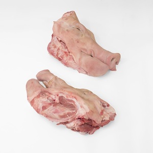 หัวหมูแช่แข็งทั้งหัว (ทั้งหัวมีหูและลิ้น) มีสินค้าจำนวนมากในราคาขายส่ง