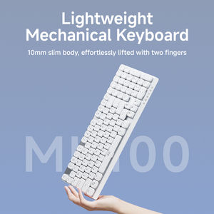 Clavier EWEADN MK100, 101 touches, clavier mécanique à commutation à chaud, 2000 mAh, portée très efficace, clavier de jeu sans fil 2,4 GHz - Product Image 6