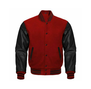 Alta calidad más vendida 2024 al por mayor hombres Varsity chaqueta Letterman chaqueta personalizada béisbol Varsity chaqueta transpirable - Product Image 1