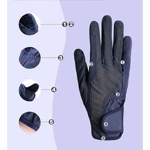 Professional Wear Riding Gear <b>Men</b> Custom Logo Horse Riding Gloves For <b>Men's</b> Best Design Grip Gloves Anti <b>Slip</b> Riding Glove - Product Image 3
