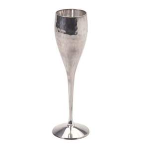 Gobelet à pied en acier inoxydable incassable au design moderne, verre en métal portable pour champagne et vin rouge - Product Image 6