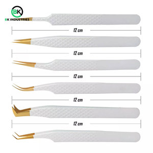 Juego de Pinzas para Pestañas para Salón y Uso Doméstico, Pinzas para Pestañas con Logotipo Personalizado para Venta al por Mayor OEM - Product Image 2