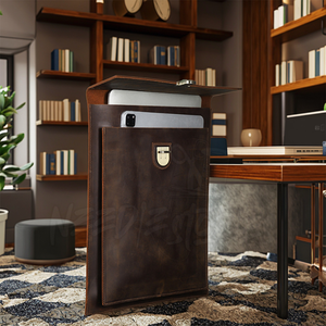 Prix de gros Housse de protection en cuir pour ordinateur portable Mallette PC pour pochette d'ordinateur portable 16 pouces Ajustement sécurisé pour MacBook, HP, Dell et plus - Product Image 2