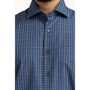 Camisas de Vestir Modernas 100% Algodón FS-CHK25-249, Camisas Casuales de Negocios a Rayas, Corte Slim, Popelina, Manga Larga, Talla 3XL - Product Image 6