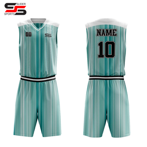 Conjunto de Uniforme de Baloncesto Reversible Personalizado de Alta Calidad, de Secado Rápido, Transpirable, con Estampado Digital, para Hombre y Jóvenes - Product Image 4