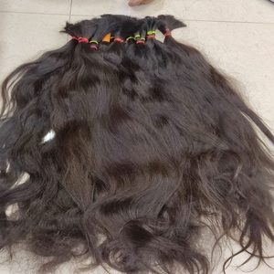 Cabello Humano Virgen Sin Procesar, Cabello Indio Natural Crudo 12A, Económico, 100% Natural, Color Teñible, Cabello Indio Virgen al por Mayor - Product Image 1