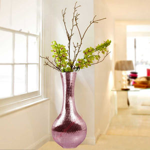 Florero decorativo nórdico moderno para el hogar, metal martillado dorado en latón, acero y aluminio para bodas, precios competitivos - Product Image 4