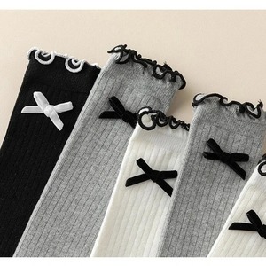 Chaussettes de sport décontractées à logo personnalisé en tricot, 85% coton + polyester + nylon + élasthanne, pour la saison d'automne - Product Image 5