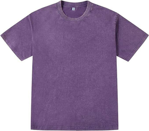 Venta al por mayor 100% camisetas de algodón para los hombres último diseño impreso suelta ajuste más tamaño 220g peso pesado peinado algodón camiseta suelta - Product Image 3