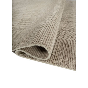 Alfombra de Lana Hecha a Mano Contour Green, Estilo Clásico, 10 mm de Grosor, Color Sólido, para Entrada, Pasillo o Habitación de Adolescentes - Modelo HWL-439 - Product Image 2