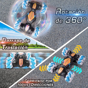 High Quality <b>RC</b> Racing Car Stunt Car with Gesture Sensing Light & 360 Rotation Features Includes Remote <b>Controller</b> Charger - Product Image 6