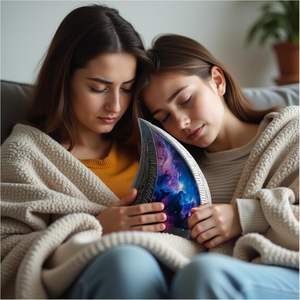 Juego de urna de cremación familiar para cenizas humanas Diseño de lágrima con urna funeraria grande 2 urnas pequeñas de recuerdo y 2 collares de ceniza - Product Image 2