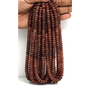 Cuentas Redondas de Cuarzo Chocolate Oscuro: Piedra Preciosa Lisa AAA, 8-9 mm - Product Image 2