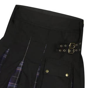 Prix de gros Kilts écossais design personnalisé Kilts utilitaires de qualité supérieure avec baguettes de batterie en cuir fabriqué au Pakistan - Product Image 4