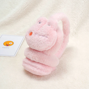 ที่ปิดหูแฟชั่นฤดูหนาวแบบยูนิเซ็กซ์ ดีไซน์การ์ตูนน่ารัก ผ้าพลัฌนุ่ม ปักลายตามสั่ง ให้ความอบอุ่น ทันสมัย 100% แบบรีดร้อน - Product Image 4