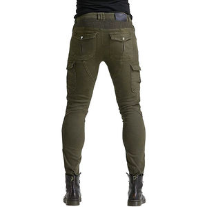 D-Ride Moto Jeans de moto pour homme, course de moto, protections amovibles certifiées CE pour les genoux et les hanches, respirant, séchage rapide, OEM, taille plus - Product Image 2