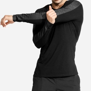 T-shirt en coton à manches longues tendance 2026, tissu doux au toucher, coupe confortable, port toute saison, vente en gros - Product Image 2