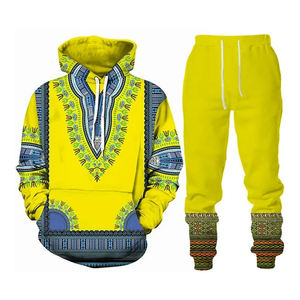 Ropa de talla grande para hombre, nuevo diseño, conjunto de chándales de algodón 100% de manga larga para adultos - Product Image 1