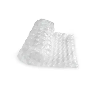 Film pembungkus bantalan udara plastik tas pelindung kaca bubble packing dengan harga yang bagus dari pabrik transparan 100% bahan baku baru