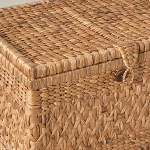 Nuevo diseño de camión de lavandería de almacenamiento tejido a mano de las mejores fibras de jacinto de agua caliente al por mayor para la decoración del hogar y tela de almacenamiento - Product Image 3
