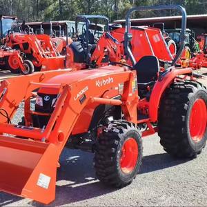 Tracteur à roues d'occasion Kubota MX5400 HST 4WD Chargeur frontal Noyau de travail agricole en plein air avec pompe Boîte de vitesses Roulement moteur - Product Image 1