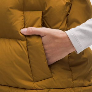 Venta al por mayor de las mujeres logotipo personalizado recortado chaleco acolchado para la venta de las mujeres de moda de cuello alto cremallera recortada chaleco acolchado - Product Image 3