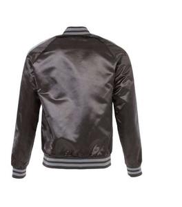 Cómoda chaqueta Varsity de satén para hombre con cuello levantado colores personalizados y logotipo chaqueta transpirable de invierno para exteriores - Product Image 2