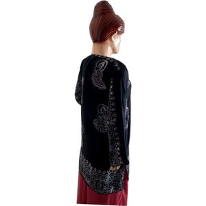 Gasa de alta calidad, tela 100% de algodón, precio al por mayor, ropa Lisa personalizada, estilo de artículo antitécnico - Product Image 2