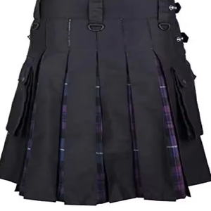 Prix de gros, kilt en coton respirant pour homme, kilt en coton léger et confortable pour homme, kilt en coton de haute qualité avec design et logo personnalisés - Product Image 5