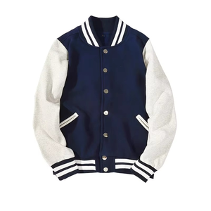 Chaqueta Bomber Varsity de Lona con Cuello Alto y Exterior de Lana, Personalizada con Logotipo, para Hombre, de EXONE INDUSTRIES, Estilo Vintage para Invierno - Product Image 1
