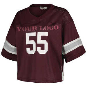 Camiseta de fútbol de malla de gran tamaño personalizada de alta calidad, camisetas de malla de fútbol Retro para hombre, camiseta de fútbol de malla cuadrada - Product Image 3