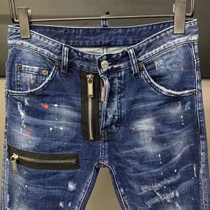 Nouvelle conception de survêtement d'hiver pour homme, coupe-vent respirant, séchage rapide, coupe régulière, taille haute, denim élastique, longueur complète, streetwear - Product Image 5