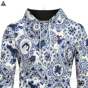 Sweats à capuche surdimensionnés en coton mélangé avec sublimation pour hommes, sweats à capuche de meilleure qualité, OEM, mode décontractée - Product Image 6