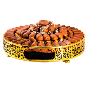 Handcrafted <b>Chocolate</b> Sweets Tray High Quality Silver-Plated Metal <b>Chocolate</b> Tray For <b>Wedding</b> Parties Or Special Occasions - Product Image 2