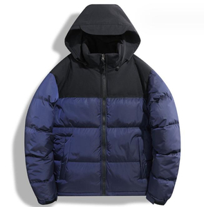 Gran oferta, chaqueta de invierno con capucha de dibujos animados de camuflaje con logotipo personalizado, ropa de abrigo de moda para hombre, chaquetas acolchadas reversibles cálidas - Product Image 2