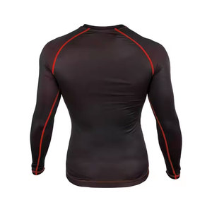 Wholesale Customized Logo Breathable Eco-Friendly <b>Men</b> <b>Compression</b> <b>Shirts</b> Full Sleeves Gym Wear High Quality - Product Image 4