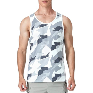 2025 nouveauté personnalisé hommes 100% coton Stringer Gym Fitness entraînement débardeur de haute qualité respirant Style décontracté - Product Image 1