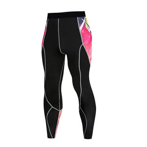 Vêtements de sport pour hommes, vêtements d'entraînement de fitness, combinaison de compression côtelée, ensemble de yoga, 2 pièces, nouvel arrivage 2024 - Product Image 6