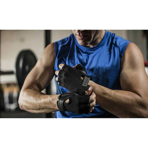 Gants d'entraînement personnalisés Fitness sans doigts Gants de musculation personnalisés Fitness Gym Musculation Gants de sport antidérapants - Product Image 3