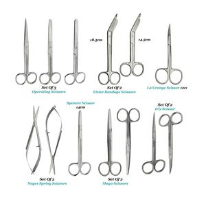 ชุดกรรไกรผ่าตัดสแตนเลสแบบแมนนวล รวมถึงกรรไกรมายอว์ ไอริส เมทเซนบาุม และกรรไกรผ่าตัด - Product Image 6